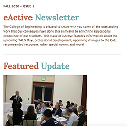 Fall 2020 eactive newsletter