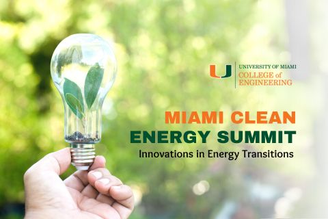 Promotional image for the College of Engineering Clean Energy Summit 2024