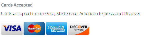 credit card logos